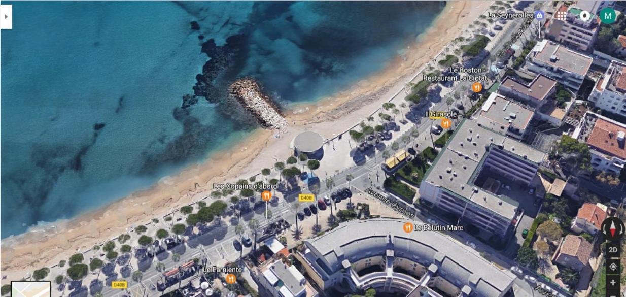 Blue Summer Vibes Appartment For 4P, Ac, Parking, Beachfront, Spa Access -5 La Ciotat Eksteriør billede